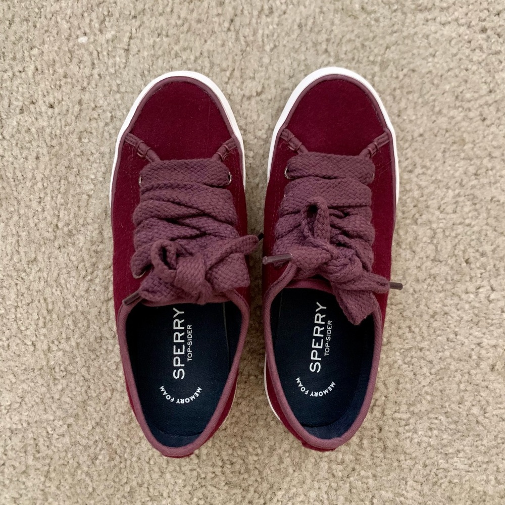 Sperry pier view women’s wool shoes size 5